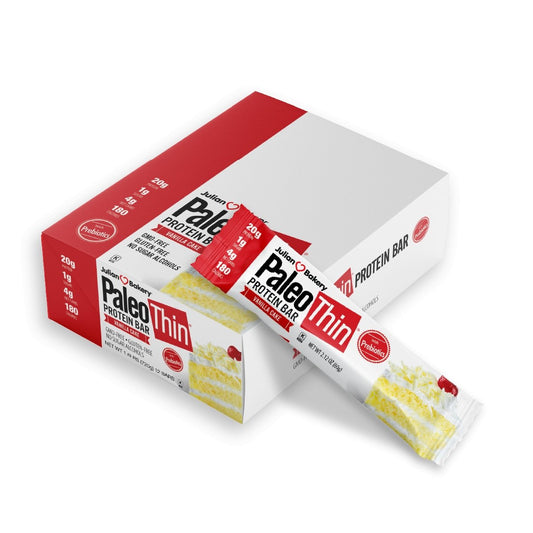 PaleoThin® Protein Bar Vanilla Cake - julianbakery